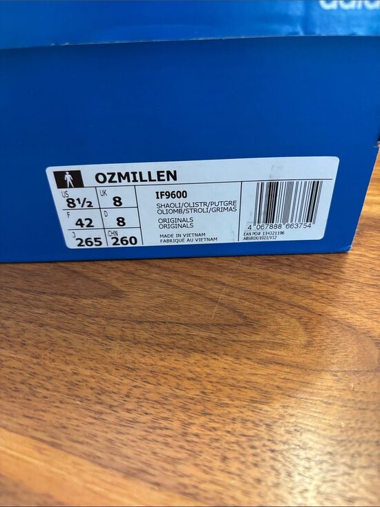 NEW Adidias Ozmillem Green Olive 90s Throwback Shoe Men Size 8.5 main image 6